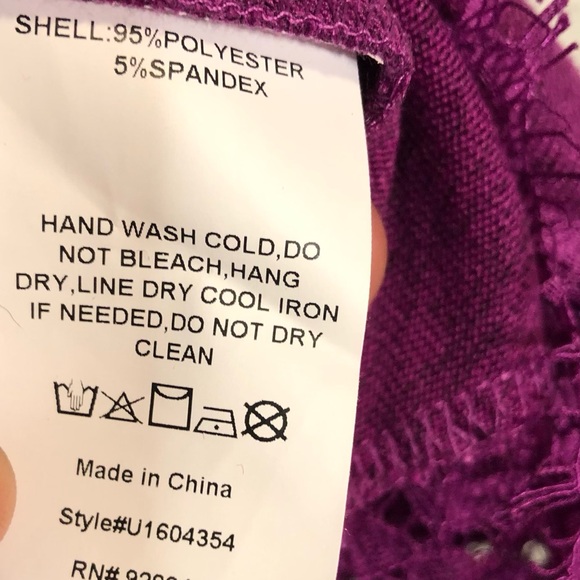 SUZANNE BETRO SIZE Medium N.W.T Color Plum 37”Top to Bottom 20”Armpit to Armpit - Picture 5 of 7